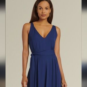 Ralph Lauren Navy A-line Swing Dresd
